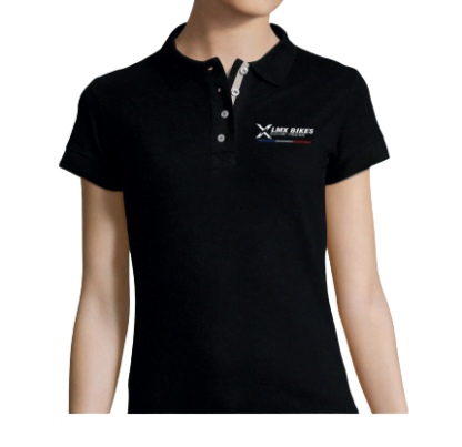 LMX embroidered racing polo shirt – Women – L face